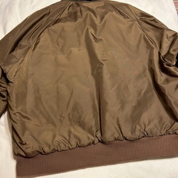 Men's Wick Bomber Jacket. 3X. Chocolate Brown. Preowned. (929) - Picture 2 of 5